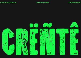 CS Recant Stamp Font preview image 3