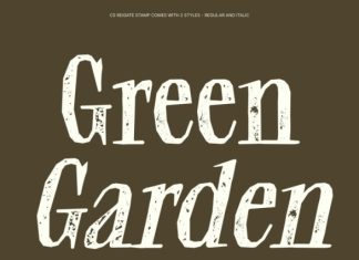 CS Reigate Stamp Font preview image 3