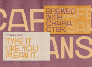 Cafeno Trial Font preview image 3