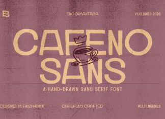 Cafeno Trial Font preview image 1