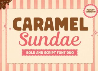 Caramel Sundae – Fon Font preview image 1