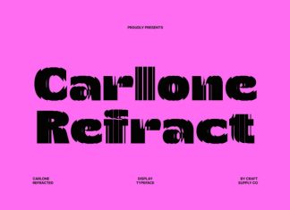 Carlone Refracted Font preview image 1