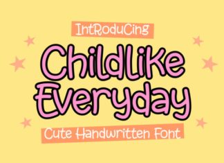 Childlike Everyday Font preview image 1