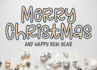 Christmas Blooming Font preview image 3