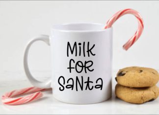 Christmas Blooming Font preview image 2