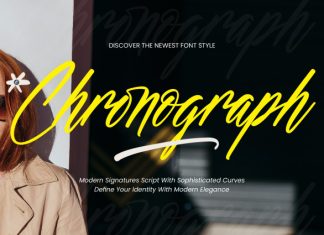 Chronograph Font preview image 1
