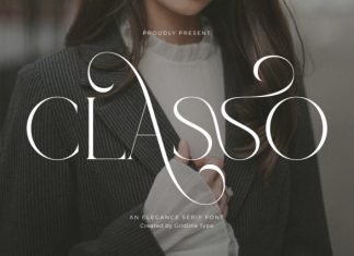 Classo – An Elegance Serif Font preview image 1