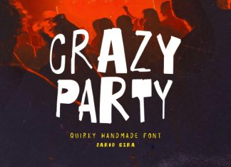 Crazy Party – Quirky Handmade Font preview image 1