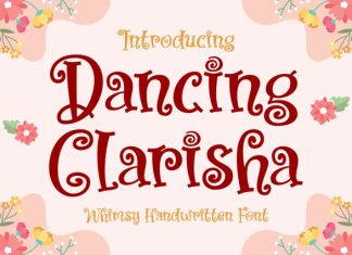 Dancing Clarisha Font preview image 1