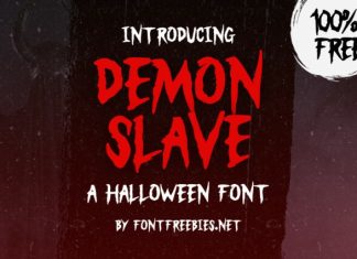 Demon Slave Font preview image 1