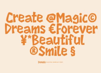 Denule – Playful Display Font preview image 2