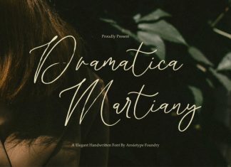 Dramatica Martiany AT Font preview image 1