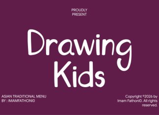 Drawing Kids Font preview image 1