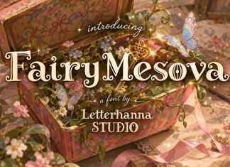 Fairy Mesova Whimsical Font preview image 1