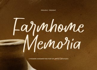 Farmhome Memoria AT Font preview image 1