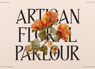 Firorah Display Serif Font preview image 2