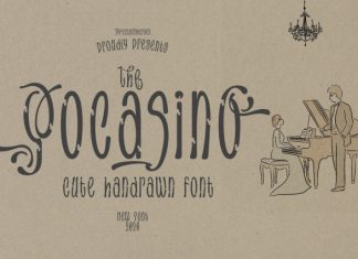 Focasino Font preview image 1