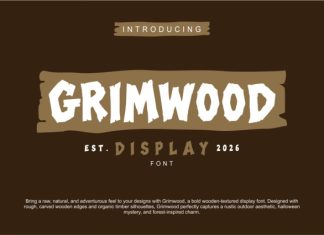 GRIMWOOD Font preview image 1