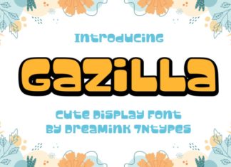 Gazilla Font preview image 1
