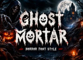 Ghost Mortar Font preview image 1