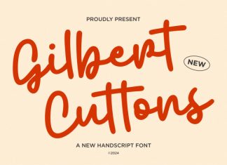Gilbert Cuttons AT Font preview image 1