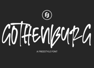 Gothenburg Font preview image 2