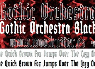 Gothic Orchestra Font preview image 1