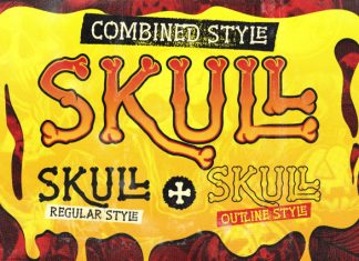 Gurl Bones Font preview image 2