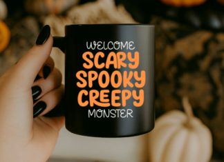 Halloween Witchparty Font preview image 3