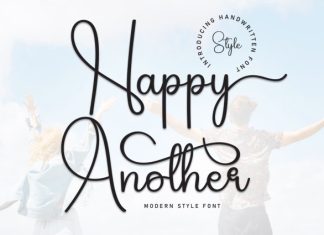 Happy Another Font preview image 1