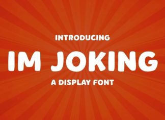 Im Joking Font preview image 1