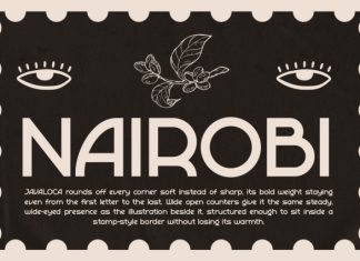 JAVALOCA – Bold Retro Type Font preview image 1