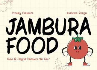 Jambura Food – Handwritten Font preview image 1