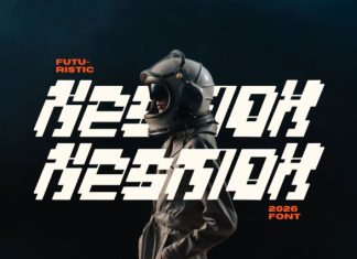 Kesmox – Futuristic Font preview image 1