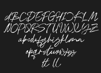 Ketingal  Script Font preview image 2