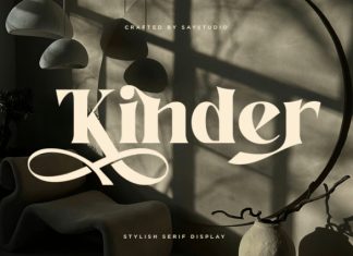 Kinder – Serif Font preview image 1