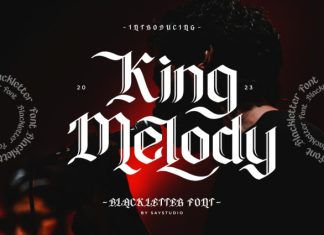 King Melody – Display Font preview image 1