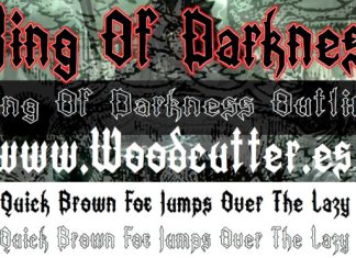 King Of Darkness Font preview image 1