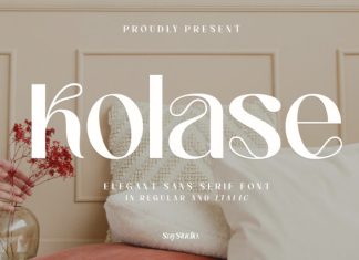 Kolase – Sans Serif Font preview image 1