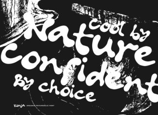 Konja – Organic Psychedelic Font preview image 3