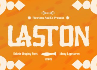 Laston – Ethnic Display Font preview image 1