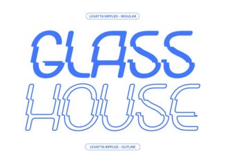 Levatta Rippled Font preview image 2