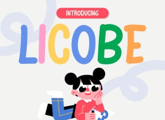 Licobe – Colorful Kids Font preview image 1