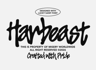 Lucky Saint — Editorial Handwriting Font preview image 2