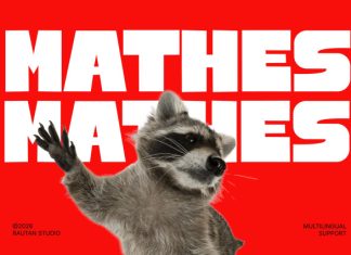 MATHES – Bold Urban Pop Display Font preview image 1