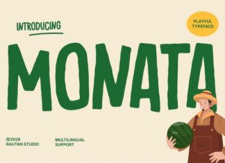MONATA Font preview image 1