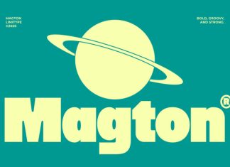 Magton – Bold Display Font preview image 1