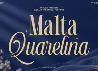 Malta Quarelina Font preview image 1