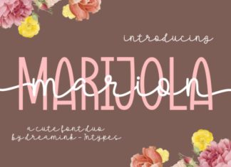 Marion Marijola Display Font preview image 1