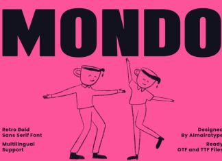 Mondo Font preview image 1